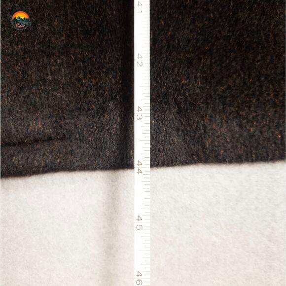 Quality By Kuppenheimer Overcoat Black Wool Cashmere Blend Academia Men's Sz 48 - Picture 5 of 13